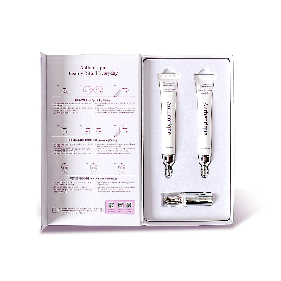 Authentique Wrinkle Repair Eyecream with Galvanic Rejuvenator (DUO SET)